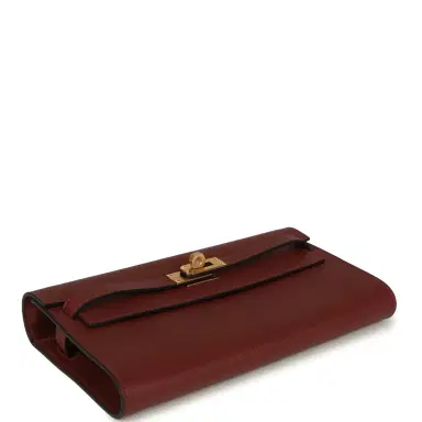 HERMÈS Hermes Kelly Wallet To Go Rouge H Evercolor Gold Hardware | Thumbnail 6 HERMÈS Hermes Kelly Wallet To Go Rouge H Evercolor Gold Hardware | Thumbnail 6