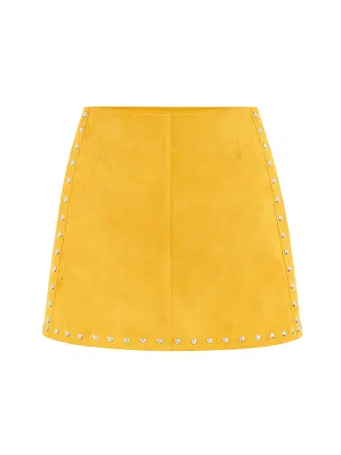 ZUT Suede Studded Tellier Mini Skirt | Thumbnail 1