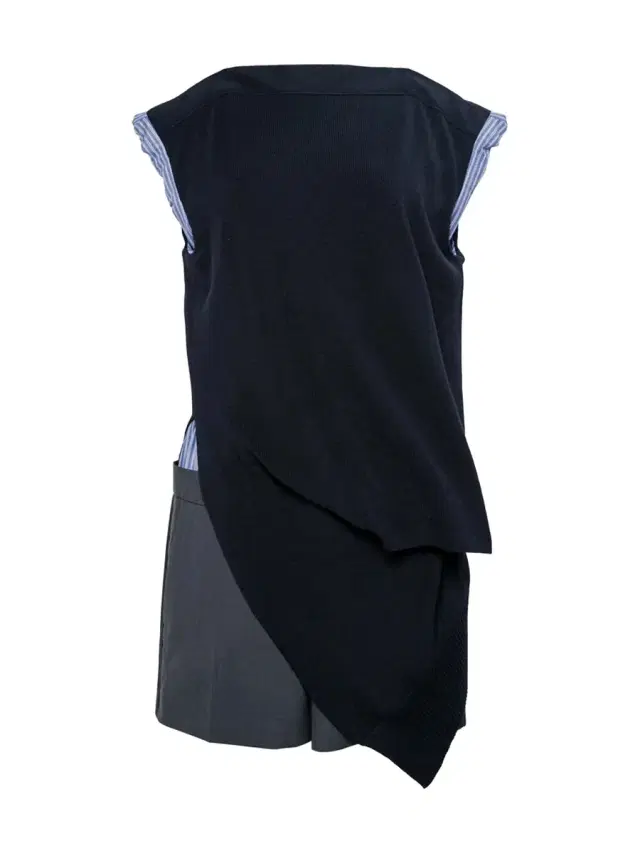 Sacai Suiting x Knit Mini Dress