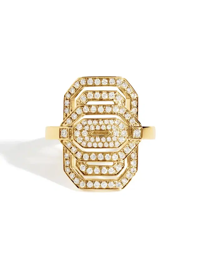 Yellow Gold and Diamond Petite My Way Ring