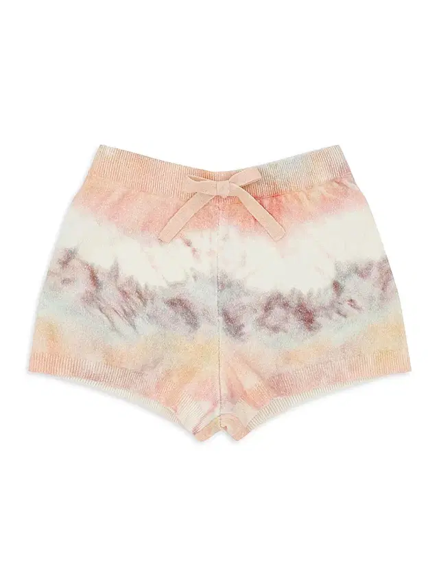 Zimmermann Little Girl's Tie-Dye Knit Shorts