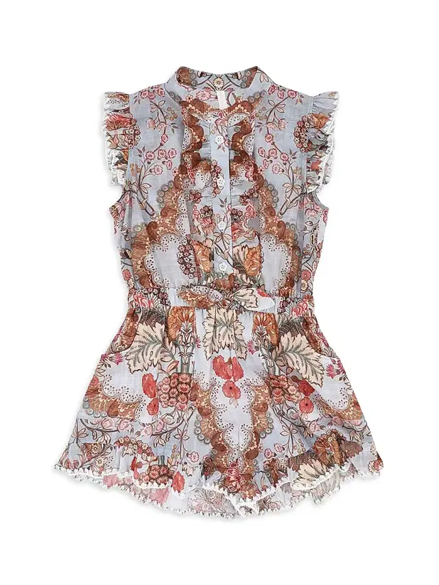 Zimmermann Baby's, Little Girl's & Girl'sDaylight Frill Playsuit - Wallpaper