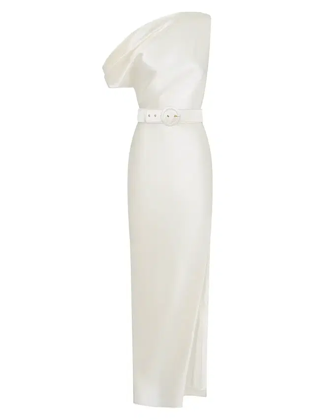 Nicholas the Label Women's Eartha One-Shoulder Satin Maxi Dress -