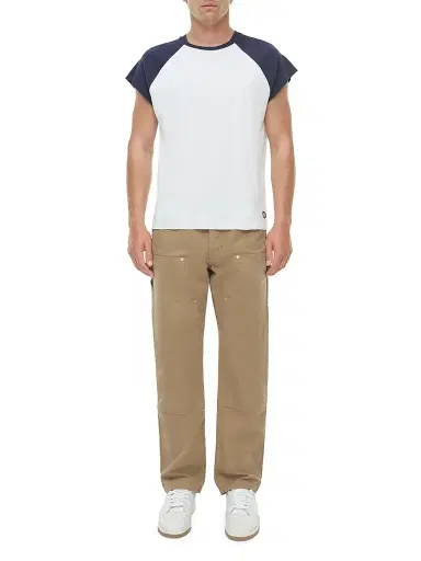Simkhai Men's Reuben Cotton T-Shirt - Ivory Multi - Size Small | Thumbnail 2 Simkhai Men's Reuben Cotton T-Shirt - Ivory Multi - Size Small | Thumbnail 2