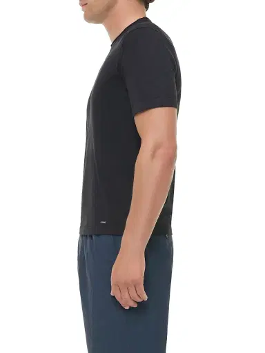 Simkhai Men's Duke Silk-Cotton Crewneck T-Shirt | Thumbnail 4 Simkhai Men's Duke Silk-Cotton Crewneck T-Shirt | Thumbnail 4