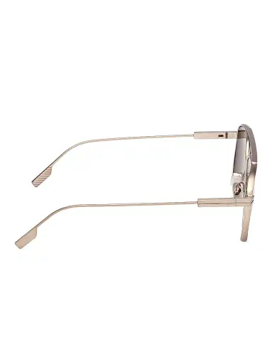 Zegna Men's 57MM Round Sunglasses - Light Bronze Brown | Thumbnail 7