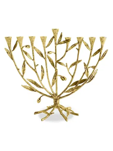 Michael Aram Olive Branch Menorah | Thumbnail 1