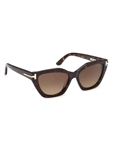 Tom Ford Women's 55MM Cat-Eye Sunglasses - Brown | Thumbnail 8
