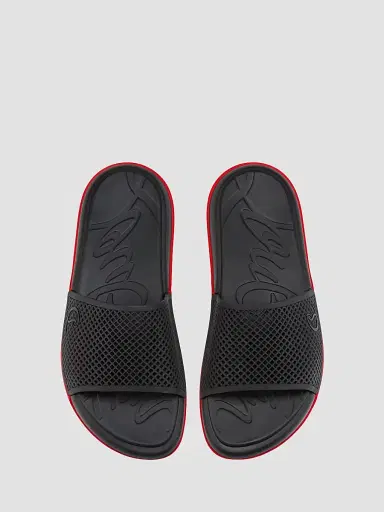 Christian Louboutin Men's Easy Breezy Mules - Black - Size 11 | Thumbnail 4