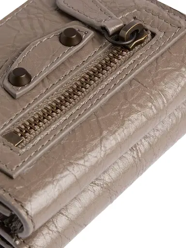 Balenciaga Women's Le City Mini Wallet - Dark Noix | Thumbnail 5