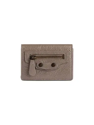 Balenciaga Women's Le City Mini Wallet - Dark Noix | Thumbnail 1