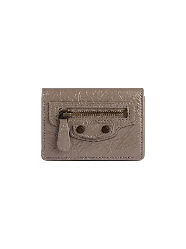Balenciaga Women's Le City Mini Wallet - Dark Noix