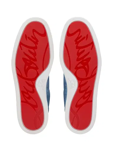 Christian Louboutin Men's Retero Low Top Sneakers - Ceruleo | Thumbnail 5 Christian Louboutin Men's Retero Low Top Sneakers - Ceruleo | Thumbnail 5