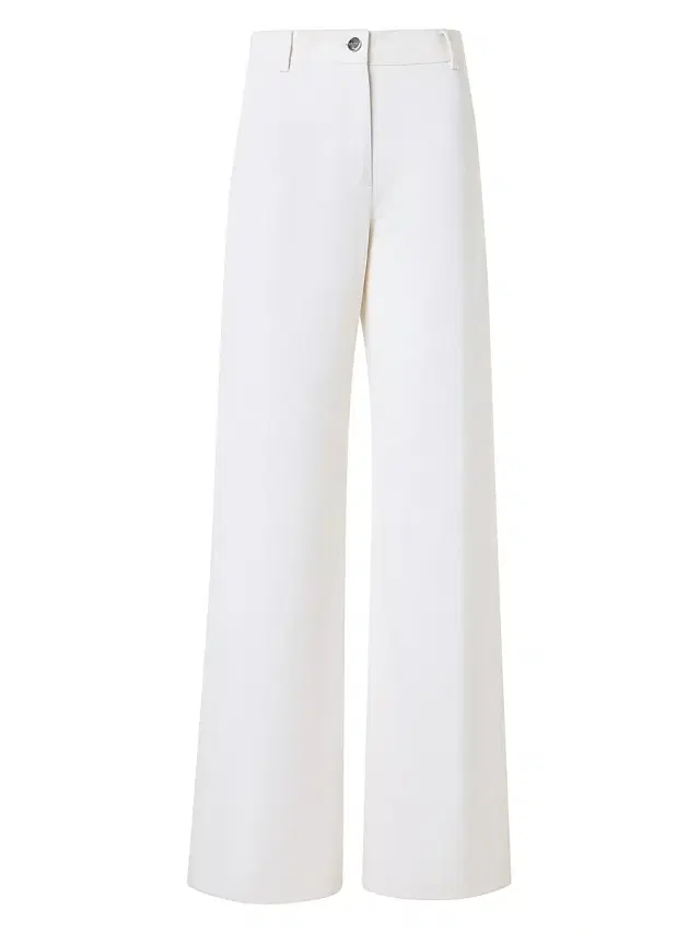 Women's Finnian Stretch Cotton High-Rise Wide-Leg Pants - Ecru