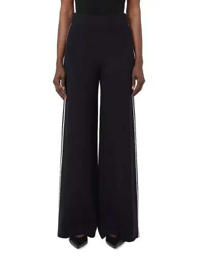 Max Mara Women's Stretch Viscose Trousers - Navy - Size Small | Thumbnail 2