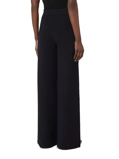 Max Mara Women's Stretch Viscose Trousers - Navy - Size Small | Thumbnail 3