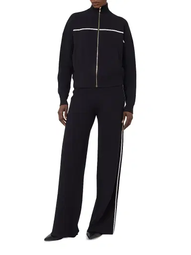 Max Mara Women's Stretch Viscose Trousers - Navy - Size Small | Thumbnail 5