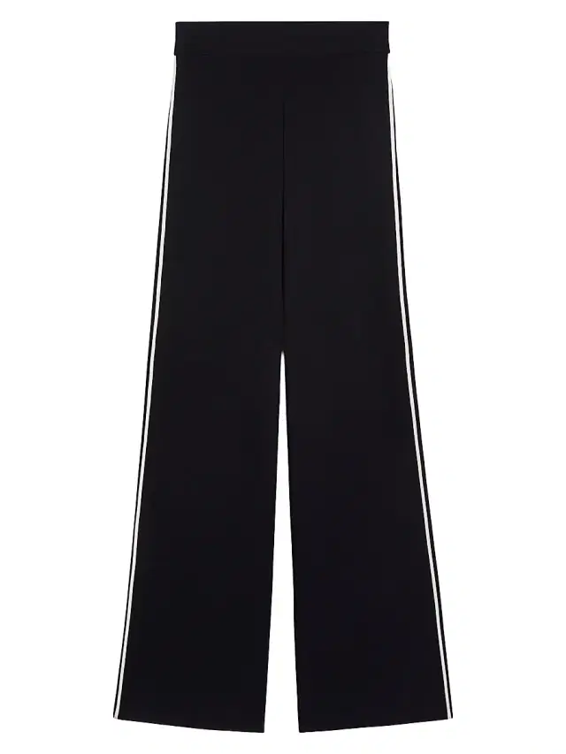Women's Stretch Viscose Trousers - Navy
