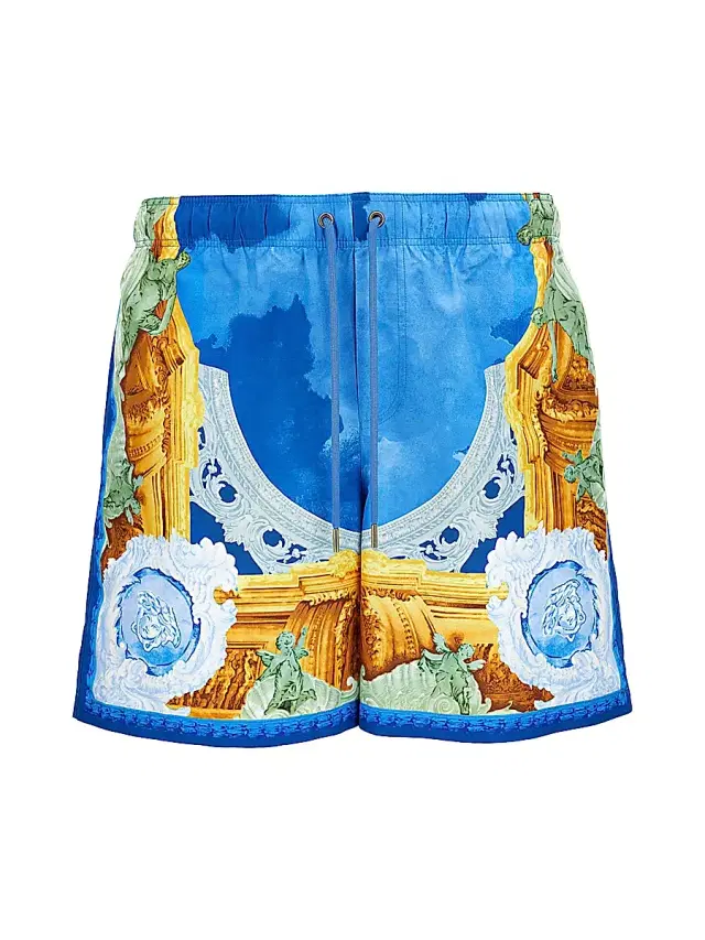 Men's Affresco Printed Swim Trunks Men's Affresco Printed Swim Trunks
