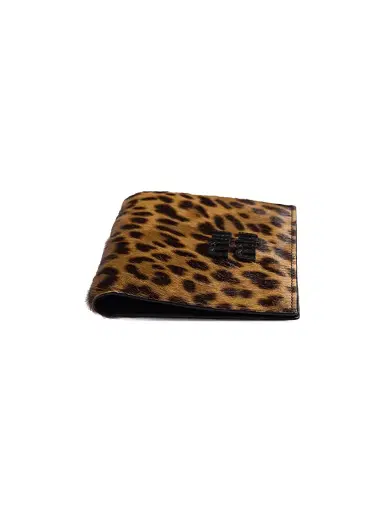 Miu Miu Women's Calf Hair Leather Envelope Card Holder - Beige Khaki | Thumbnail 2 Miu Miu Women's Calf Hair Leather Envelope Card Holder - Beige Khaki | Thumbnail 2