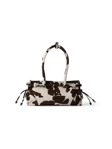 Prada Women's Bonnie Leather Top Handle Bag - White | Thumbnail 5