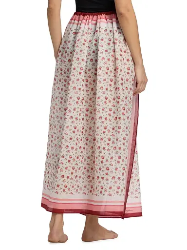 Dolce & Gabbana Women's Floral Cotton Pareo | Thumbnail 5 Dolce & Gabbana Women's Floral Cotton Pareo | Thumbnail 5