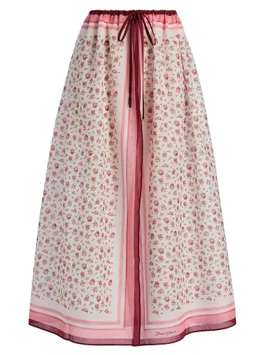 Dolce & Gabbana Women's Floral Cotton Pareo | Thumbnail 1 Dolce & Gabbana Women's Floral Cotton Pareo | Thumbnail 1