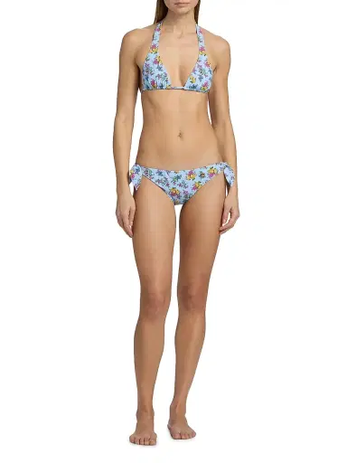 Dolce & Gabbana Women's Floral Tie Bikini | Thumbnail 2