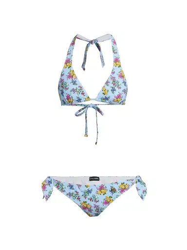 Dolce & Gabbana Women's Floral Tie Bikini | Thumbnail 1