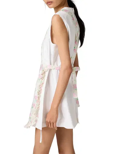 Miu Miu Floral Cloqué Apron | Thumbnail 5