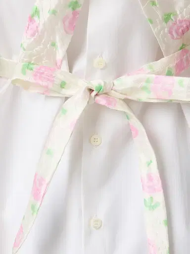 Miu Miu Floral Cloqué Apron | Thumbnail 6
