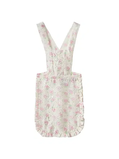 Miu Miu Floral Cloqué Apron | Thumbnail 1