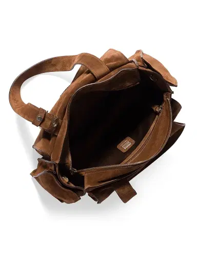 Miu Miu Women's Utilitaire Suede Shopping Bag - Brown | Thumbnail 7 Miu Miu Women's Utilitaire Suede Shopping Bag - Brown | Thumbnail 7