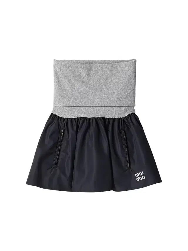 Women's Technical Fabric Mini Skirt - Blue