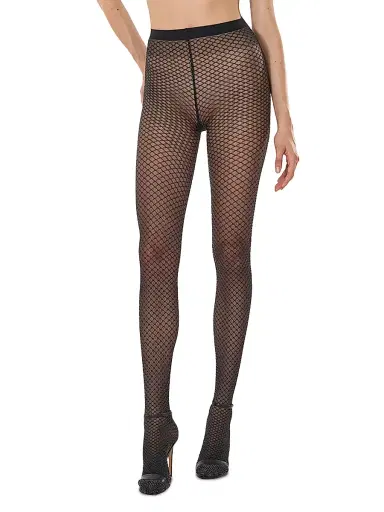 Wolford Women's Shimmer Effect Tights - Black | Thumbnail 3 Wolford Women's Shimmer Effect Tights - Black | Thumbnail 3