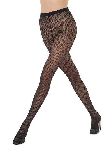 Wolford Women's Shimmer Effect Tights - Black | Thumbnail 4 Wolford Women's Shimmer Effect Tights - Black | Thumbnail 4
