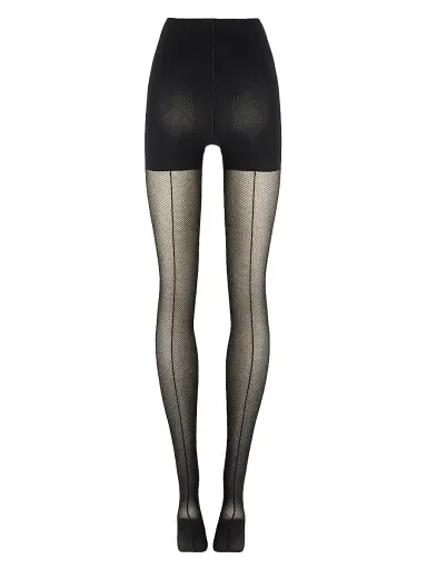 Wolford Women's Backseam Illusion Control-Top Tights - Black - Size Large | Thumbnail 1 Wolford Women's Backseam Illusion Control-Top Tights - Black - Size Large | Thumbnail 1