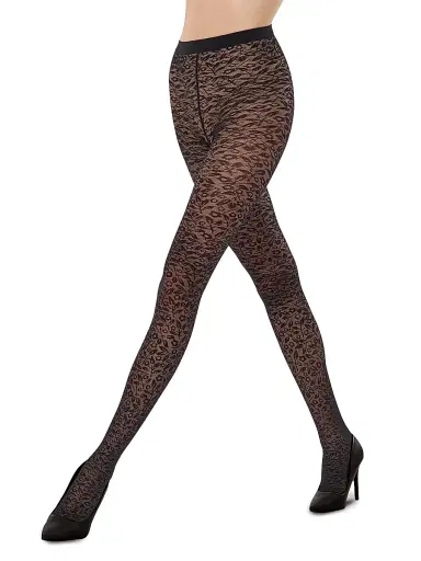 Wolford Women's Bouquet Tights - Black | Thumbnail 3 Wolford Women's Bouquet Tights - Black | Thumbnail 3