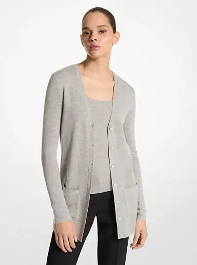 Michael Kors Collection Bette Cashmere Cardigan | Thumbnail 4 Michael Kors Collection Bette Cashmere Cardigan | Thumbnail 4