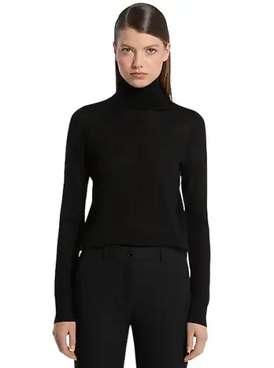 Michael Kors Collection Marisa Wool Turtleneck Sweater in Grey | Thumbnail 1 Michael Kors Collection Marisa Wool Turtleneck Sweater in Grey | Thumbnail 1