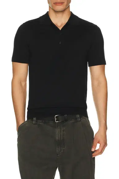 Nili Lotan Bryce Polo Sweater | Thumbnail 3 Nili Lotan Bryce Polo Sweater | Thumbnail 3