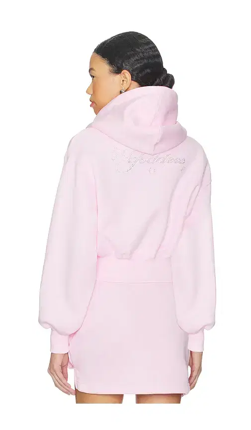 Loose Cropped Full Zip Hoodie