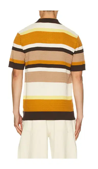 Scotch & Soda Structured Striped Knitted Polo | Thumbnail 2 Scotch & Soda Structured Striped Knitted Polo | Thumbnail 2