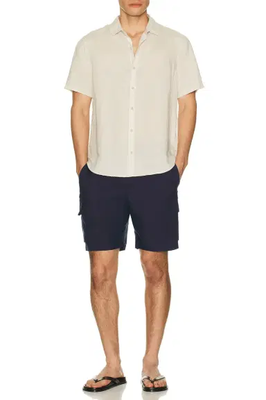 Onia Air Linen Pull-On Cargo Short | Thumbnail 5 Onia Air Linen Pull-On Cargo Short | Thumbnail 5