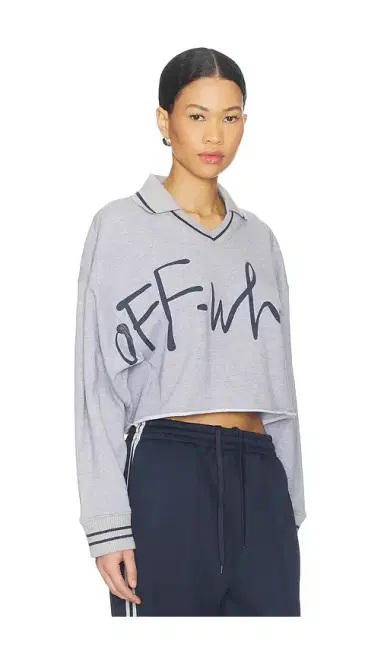 Off-White Script Polo Sweatshirt | Thumbnail 2