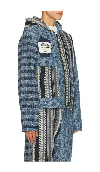 Honor The Gift Indigo Tapestry Hoodie | Thumbnail 2