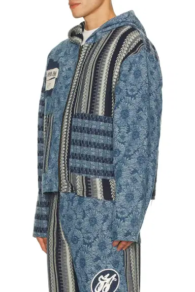 Honor The Gift Indigo Tapestry Hoodie | Thumbnail 5