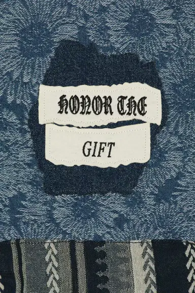 Honor The Gift Indigo Tapestry Hoodie | Thumbnail 10