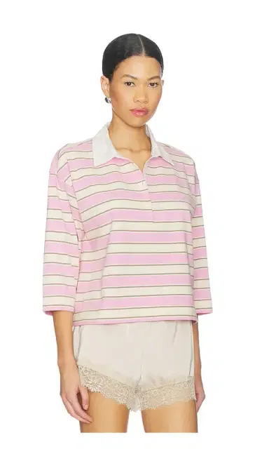 perfectwhitetee Cotton Rugby Polo | Thumbnail 2