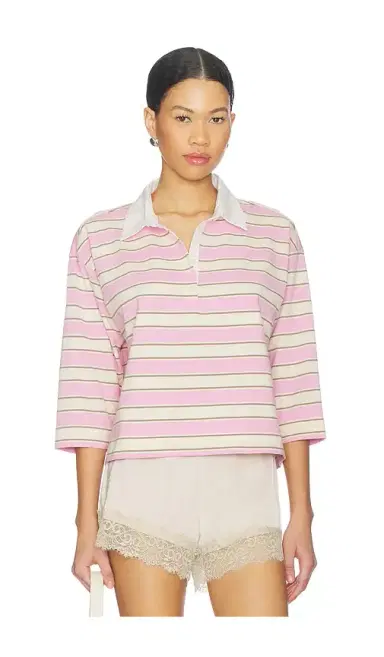 perfectwhitetee Cotton Rugby Polo | Thumbnail 1